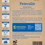 Kiepenkerl BIO Petersilie Grüne Perle Saatgut Packung mit Infos zu Anbau und Ernte.