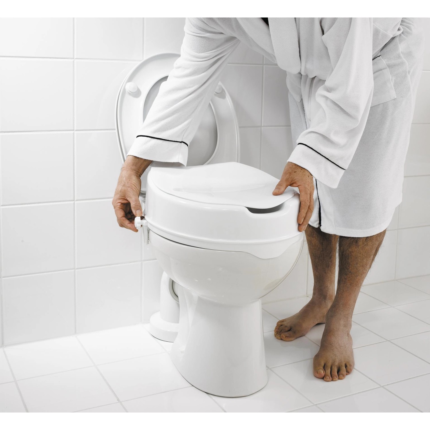 RIDDER WC-Sitz Portland - Weißer Toilettensitz Mit Soft-Close Funktion