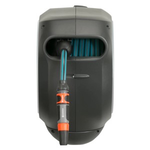 Gardena Wand-Schlauchbox RollUp M mit 20 m Schlauch, Gartenschlauchwagen für die Gartenbewässerung.