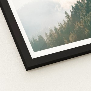 Bild mit Rahmen Anonymus Gloomy Landscape II 32,5 cm x 32,5 cm