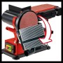 Einhell TC-US 380 Stand-Band-Tellerschleifer mit Schleifband und Schleifteller. Ideal zum Schleifen von Holz und Metall.
