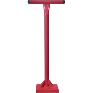 Erd- und Betonstampfer 82 cm x 20 cm x 20 cm Rot