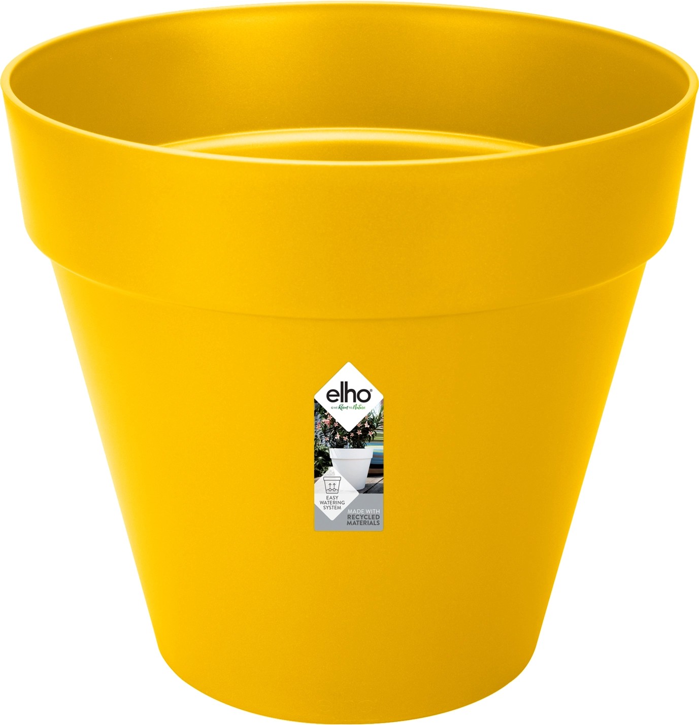 Elho Blumentopf Loft Urban Rund mit Rollen Ø 38,5 cm Ocker kaufen bei OBI