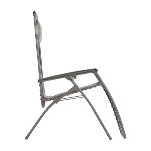 Lafuma Relaxsessel R Clip Batyline Terre, verstellbare Sonnenliege für Garten und Terrasse.