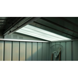 Globel Dachpaneel Skylight 2 blickdicht im Gartenhaus, für Tageslicht ohne Einblick.