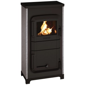 Wamsler Werkstattofen RH8-F mit Specksteinverkleidung, 8 kW Leistung.