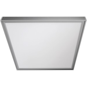 Näve LED-Panel Panelta, 62x62 cm, Aluminium-weiß, für Ein- oder Aufbau geeignet.