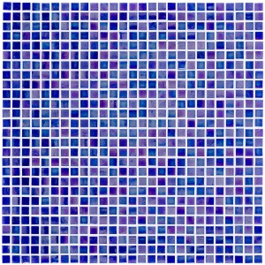 Mosaik Glas Mini Violett Blau, 29,6x29,6 cm, für Küche und Bad.