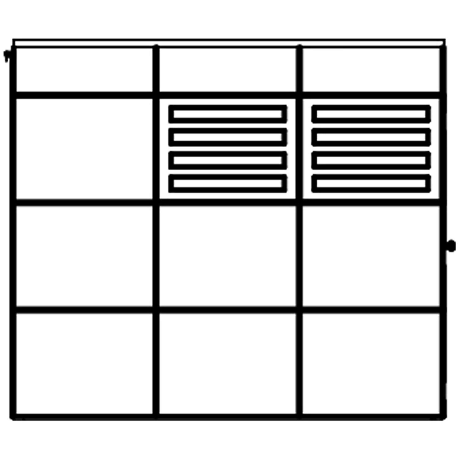 Abbildung des Skan Holz Gartenhauses Sydney, 337x253 cm, mit Fassadenplatten und Aluminiumkante.