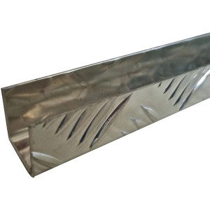 Arcansas U-Profil aus Aluminium, 30x30x1000 mm, für Konstruktionen und Maschinen.