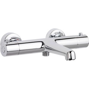 Schöner Wohnen Wannen-Thermostat Dicu Eco-Stop Chrom