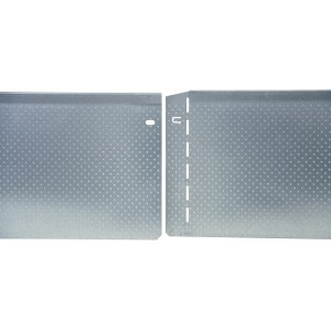 Bellissa Rasenkante, verzinkt, mit Noppenstruktur und Steckverbindung für einfache Gartenbegrenzung.