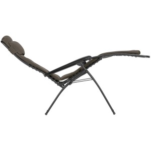 Lafuma Relaxsessel RSX CLIP AC AirComfort® Taupe, Gartenstuhl mit verstellbarer Liegeposition.