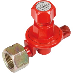 Rothenberger Propanregler, stufenlos regelbar von 0,5 bis 4 bar, für Propangasflaschen.