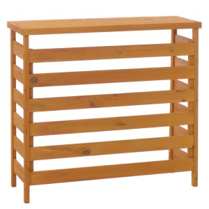 MCW Verkleidung für Klimaanlage/Wärmetauscher, Holz natur, 78x84x32cm