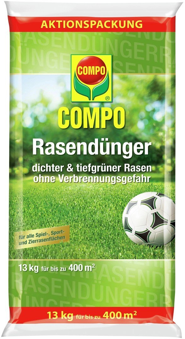 Compo Rasendünger Aktion 13 kg wirkt bis zu 8 Wochen kaufen bei OBI