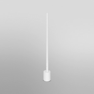Weiße Ledvance Smart+ WiFi Stehleuchte Slim, 80 cm hoch, für indirekte Beleuchtung.
