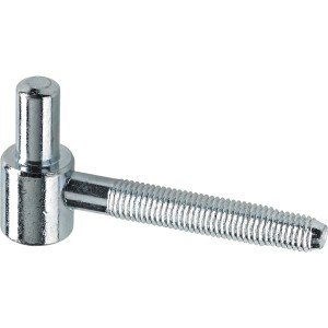 Bandunterteil Stahl verzinkt, Ø 16mm, für gefalzte Holzzargen, Möbelbeschläge.