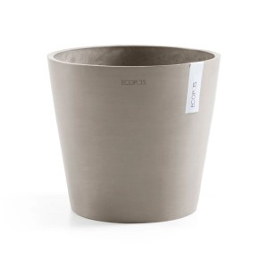 Ecopots Pflanztopf Amsterdam Braungrau 40 cm
