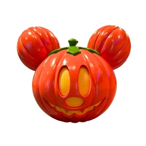 Disney LED Lampe: Halloween Deko mit Mickey Maus Kürbis, 23 cm hoch.