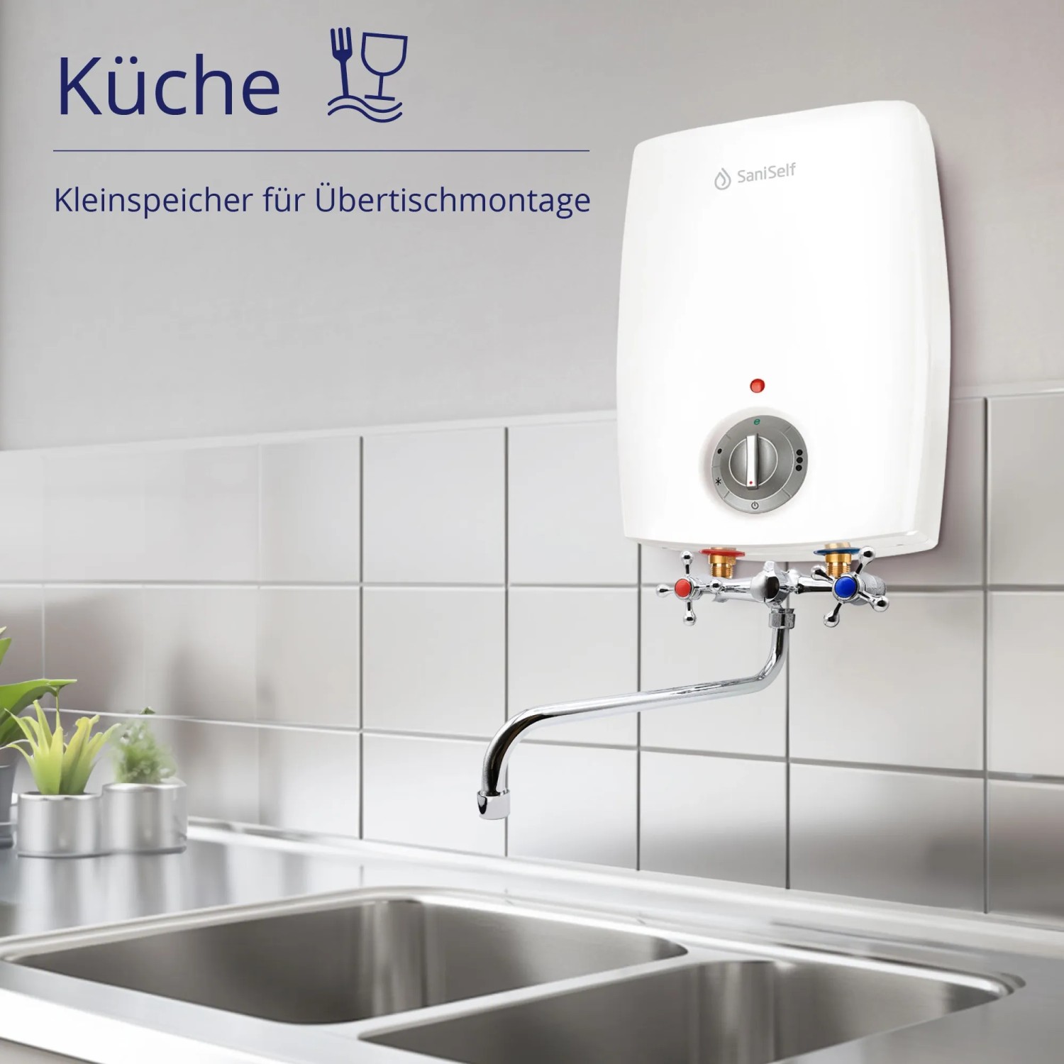 übertisch Boiler 5 Liter Mit Armatur SaniSelf Kleinspeicher OS-5 Basis Übertisch 5 Liter kaufen bei OBI