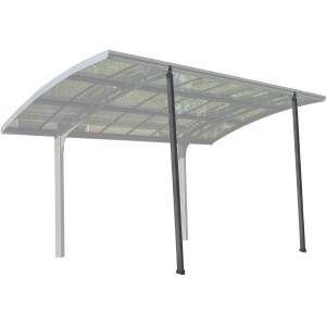 Palram Canopia Carport Arizona Extra Kit: Zusätzliche Pfosten zur Erhöhung der Schneelast.