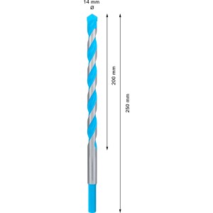Bosch Expert Multi Construction Bohrer CYL-9, 14 mm, Universalbohrer für verschiedene Materialien.