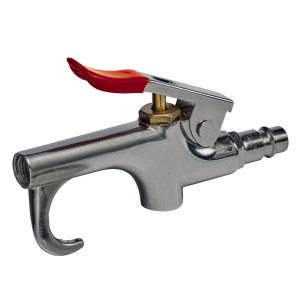Einhell Ausblaspistole aus dem 7-teiligen Set für Kompressoren, Detailansicht.