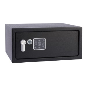 Schwarzer Yale Tresor Value Safe Laptop Code 24 l mit Zahlenschloss und Schlüssel