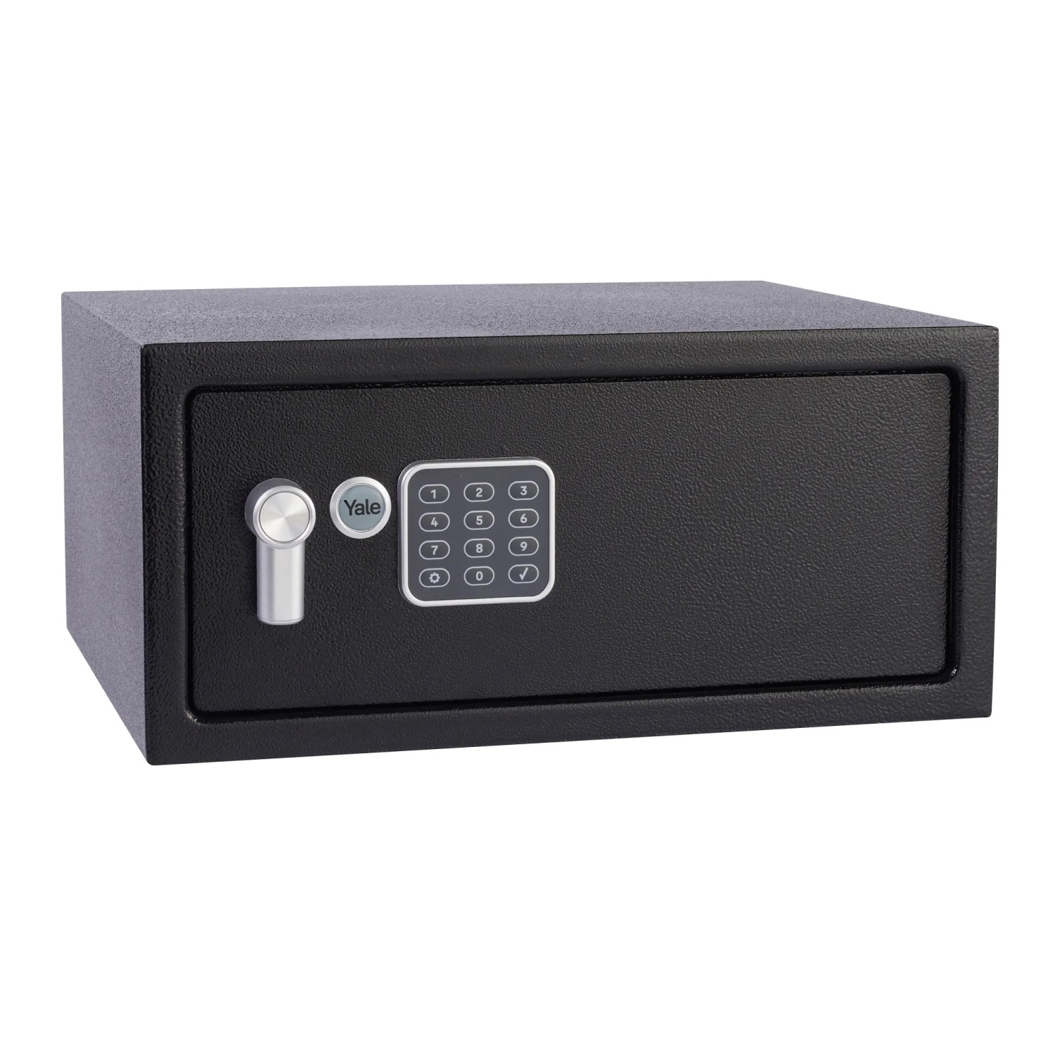 Schwarzer Yale Tresor Value Safe Laptop Code 24 l mit Zahlenschloss und Schlüssel