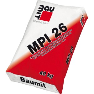 Sack Baumit MPI 26 Maschinenputz, 40 kg, für Innenräume.