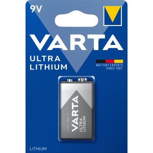 Varta Ultra Lithium 9V E-Block Batterie für Geräte mit hohem Energieverbrauch.