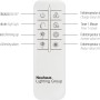 Fernbedienung für Paul Neuhaus LED-Deckenleuchte Palma zur Steuerung von Lichtfarbe und Helligkeit.