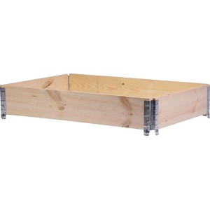 Dobar Pflanzbeet-Umrandung Holz Natur 120 x 80 x 20 cm