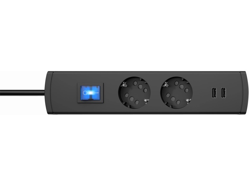 REV USB-Steckdose PrimaLuxe (Weiß, 230 V, 16 A, 2 USB-Anschlüsse