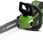 Greenworks Akku-Kettensäge GD40CS15K4 40V Set, grüne Akku-Motorsäge mit 35cm Schwert.