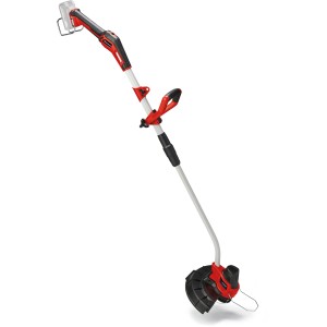 Einhell Akku-Rasentrimmer GE-CT 18/33 Li E-Solo, rot/silber, mit Zusatzhandgriff und Flowerguard.