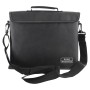 Schwarze Burg-Wächter Feuerschutztasche Fire-Bag FB 500 mit Tragegurt und Griff.