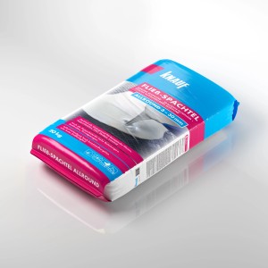 Knauf Fliessspachtel allround, 20 kg Sack, selbstverlaufende Ausgleichsmasse.