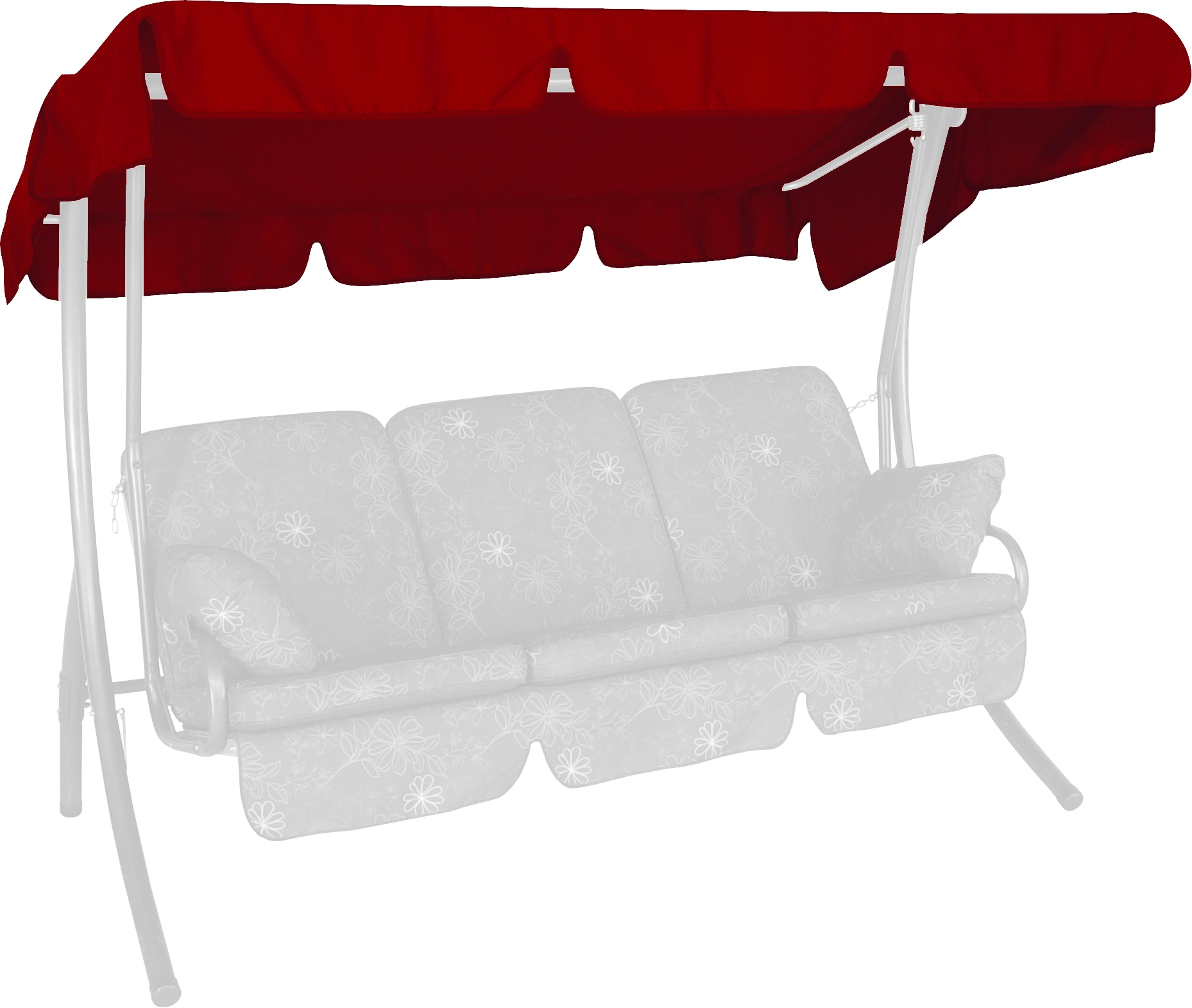 Sonnendach für Hollywoodschaukel 145 x 210 cm Bordeaux kaufen bei OBI