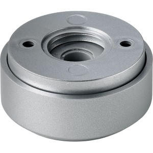 Hettich Nivelliergleiter, 2-teilig, Ø 5 cm, silberfarben, zum Anschrauben für Möbel.