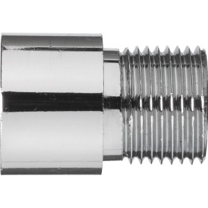 Abus Verlängerung 10mm für Türspion, Chrom-glänzend für dickere Türen.