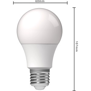 LED-Leuchtmittel E27, 2,5W, A60, warmweiß, 6 x 10,7 cm. Energiesparende LED für Lampen und Leuchten.