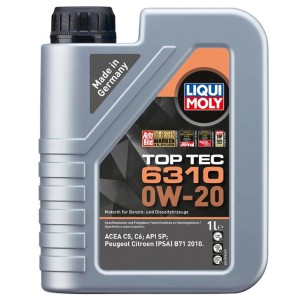 Liqui Moly Top Tec 6310 0W-20 Motoröl, 1 Liter Gebinde.