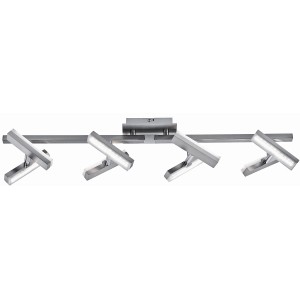 Moderner LED-Spot Rico mit 8 Strahlern aus Stahl. Verstellbare Leuchten für flexible Beleuchtung.