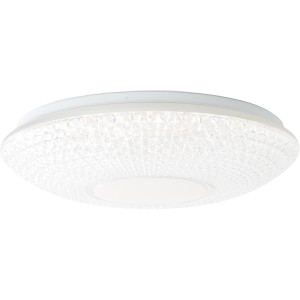 Brilliant LED-Deckenleuchte Nunya Ø 52 cm Weiß und Chrom