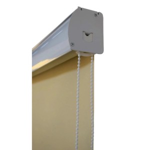 Jet-Line Vertikalmarkise Kassettenrollo Außenrollo Beige Sonnenschutz Sichtschutz 140 x 230 cm