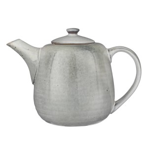 Mica Decorations Teekanne Tabo Ø 25 cm x 17,5 cm Grau