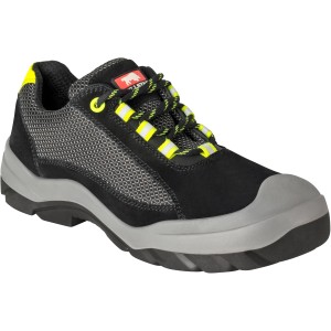 Bullstar Sicherheitsschuh DynamiX S1p, grau-schwarz, Größe 39. Arbeitsschuh mit Stahlkappe und durchtrittsicherer Sohle.