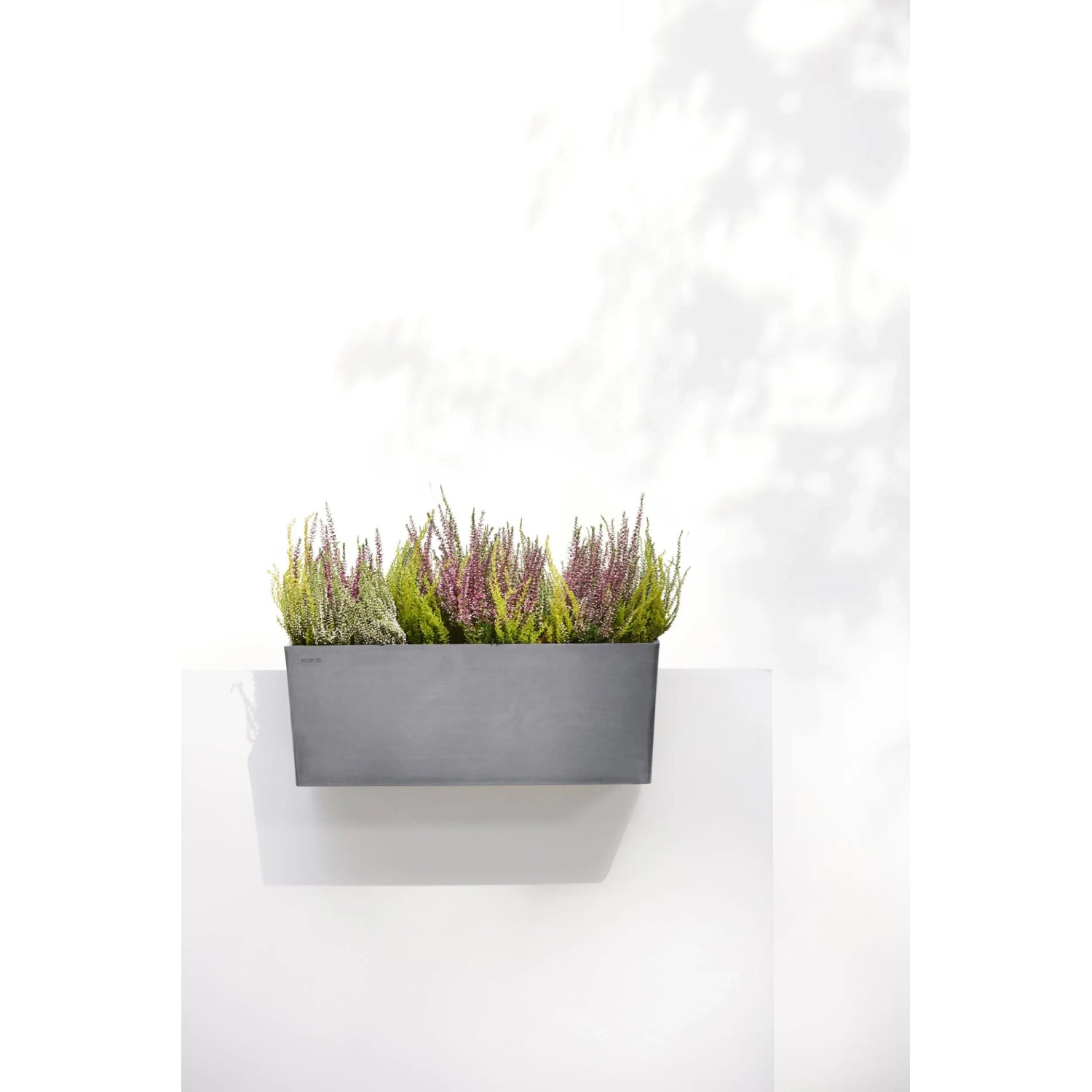Ecopots Pflanztopf Bruges Hängend Grau 55 cm x 20 cm x 21 cm kaufen bei OBI